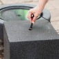 HEISSNER Terrassenbrunnen-Sockel Würfel 31 x 31 x 31 cm Schwarz HEISSNER Terrassenbrunnen-Sockel Würfel 31 x 31 x 31 cm Schwarz