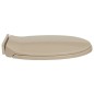 vidaXL Toilettensitz mit Absenkautomatik Beige Oval vidaXL Toilettensitz mit Absenkautomatik Beige Oval