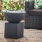HEISSNER Terrassenbrunnen-Sockel Würfel 31 x 31 x 31 cm Schwarz HEISSNER Terrassenbrunnen-Sockel Würfel 31 x 31 x 31 cm Schwarz