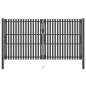vidaXL Gartentor Stahl 4x2,5 m Anthrazit vidaXL Gartentor Stahl 4x2,5 m Anthrazit