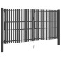 vidaXL Gartentor Stahl 4x2,5 m Anthrazit vidaXL Gartentor Stahl 4x2,5 m Anthrazit
