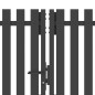 vidaXL Gartentor Stahl 4x2,5 m Anthrazit vidaXL Gartentor Stahl 4x2,5 m Anthrazit