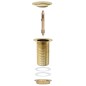 vidaXL Ablaufgarnitur ohne Überlauf Golden 6,4x6,4x9,1 cm vidaXL Ablaufgarnitur ohne Überlauf Golden 6,4x6,4x9,1 cm