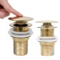 vidaXL Ablaufgarnitur ohne Überlauf Golden 6,4x6,4x9,1 cm vidaXL Ablaufgarnitur ohne Überlauf Golden 6,4x6,4x9,1 cm