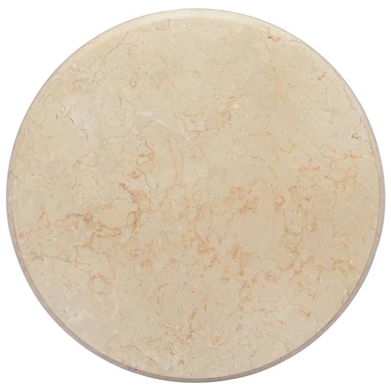 vidaXL Tischplatte Creme Ø50x2,5 cm Marmor vidaXL Tischplatte Creme Ø50x2,5 cm Marmor