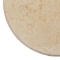 vidaXL Tischplatte Creme Ø50x2,5 cm Marmor vidaXL Tischplatte Creme Ø50x2,5 cm Marmor
