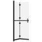 vidaXL Faltbare begehbare Duschwand ESG-Glas mattiert 100x190 cm vidaXL Faltbare begehbare Duschwand ESG-Glas mattiert 100x190 cm