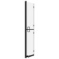 vidaXL Faltbare begehbare Duschwand ESG-Glas mattiert 100x190 cm vidaXL Faltbare begehbare Duschwand ESG-Glas mattiert 100x190 cm