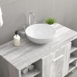   vidaXL Waschbecken Weiß 28x28x10 cm Keramik