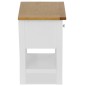 vidaXL Nachttisch 36x30x47 cm Massivholz Eiche vidaXL Nachttisch 36x30x47 cm Massivholz Eiche