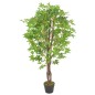 vidaXL Künstliche Pflanze Ahornbaum mit Topf Grün 120 cm vidaXL Künstliche Pflanze Ahornbaum mit Topf Grün 120 cm