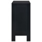 vidaXL Bartisch mit Regal Schwarz 110 x 50 x 103 cm vidaXL Bartisch mit Regal Schwarz 110 x 50 x 103 cm