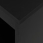 vidaXL Bartisch mit Regal Schwarz 110 x 50 x 103 cm vidaXL Bartisch mit Regal Schwarz 110 x 50 x 103 cm