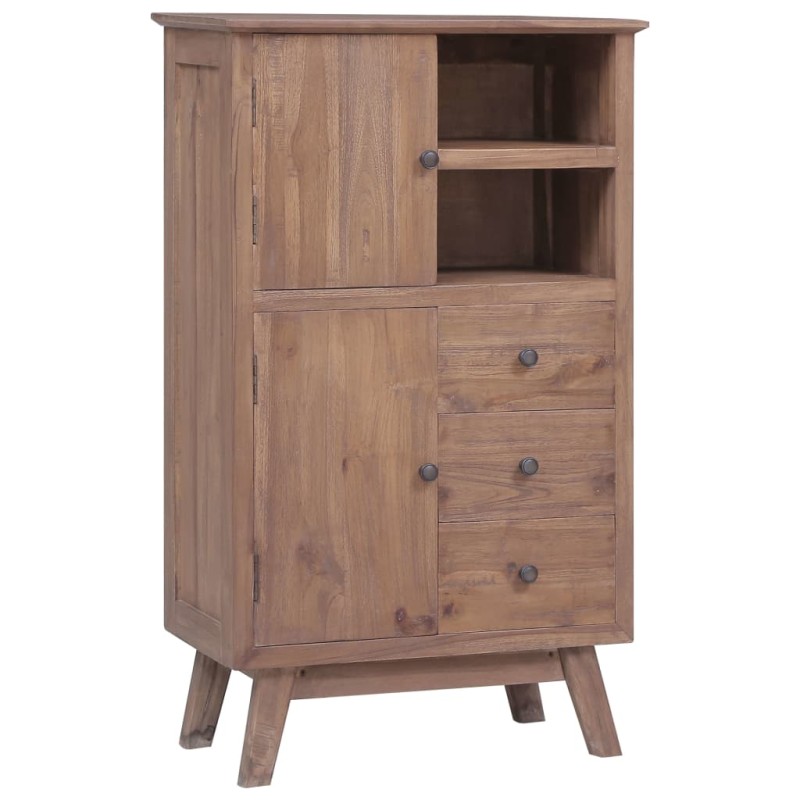 vidaXL Highboard 60 x 30 x 100 cm Massivholz Teak vidaXL Highboard 60 x 30 x 100 cm Massivholz Teak