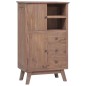 vidaXL Highboard 60 x 30 x 100 cm Massivholz Teak vidaXL Highboard 60 x 30 x 100 cm Massivholz Teak