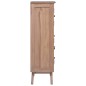 vidaXL Highboard 60 x 30 x 100 cm Massivholz Teak vidaXL Highboard 60 x 30 x 100 cm Massivholz Teak