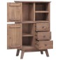 vidaXL Highboard 60 x 30 x 100 cm Massivholz Teak vidaXL Highboard 60 x 30 x 100 cm Massivholz Teak