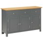 vidaXL Sideboard 110x33,5x70 cm Massivholz Eiche vidaXL Sideboard 110x33,5x70 cm Massivholz Eiche