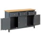vidaXL Sideboard 110x33,5x70 cm Massivholz Eiche vidaXL Sideboard 110x33,5x70 cm Massivholz Eiche
