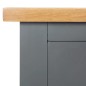vidaXL Sideboard 110x33,5x70 cm Massivholz Eiche vidaXL Sideboard 110x33,5x70 cm Massivholz Eiche