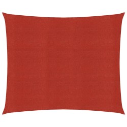 vidaXL Sonnensegel 160 g/m² Rot 6x6 m HDPE