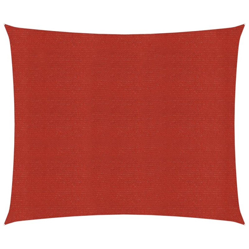 vidaXL Sonnensegel 160 g/m² Rot 6x6 m HDPE vidaXL Sonnensegel 160 g/m² Rot 6x6 m HDPE