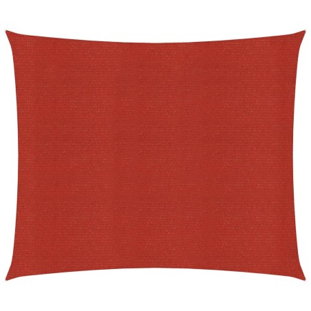vidaXL Sonnensegel 160 g/m² Rot 6x6 m HDPE