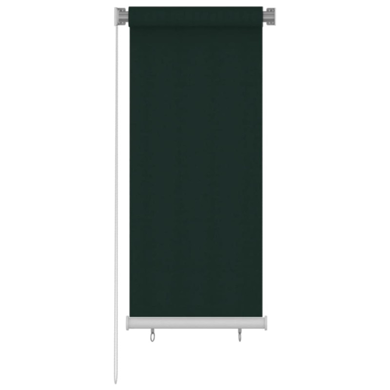 vidaXL Außenrollo 60x140 cm Dunkelgrün HDPE vidaXL Außenrollo 60x140 cm Dunkelgrün HDPE