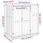 vidaXL Gerätehaus Braun 161x89x161 cm Verzinkter Stahl vidaXL Gerätehaus Braun 161x89x161 cm Verzinkter Stahl