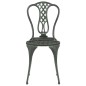 vidaXL 3-tlg. Bistro-Set Aluminiumguss Grün vidaXL 3-tlg. Bistro-Set Aluminiumguss Grün