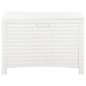 vidaXL Garten-Aufbewahrungsbox 60x54x41 cm PP Rattan Weiß vidaXL Garten-Aufbewahrungsbox 60x54x41 cm PP Rattan Weiß