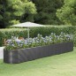 vidaXL Hochbeet Anthrazit 554x100x68 cm Pulverbeschichteter Stahl vidaXL Hochbeet Anthrazit 554x100x68 cm Pulverbeschichteter Stahl