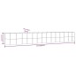 vidaXL Hochbeet Anthrazit 554x100x68 cm Pulverbeschichteter Stahl vidaXL Hochbeet Anthrazit 554x100x68 cm Pulverbeschichteter Stahl