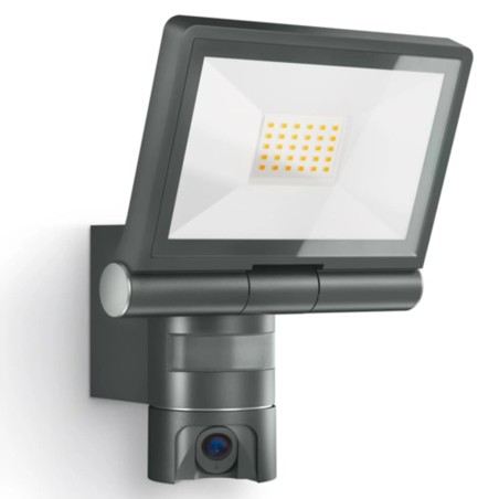 Steinel Sensor-Außenstrahler XLED CAM 1 Schwarz