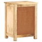 vidaXL Nachttisch 45x35x60 cm Massivholz Mango vidaXL Nachttisch 45x35x60 cm Massivholz Mango