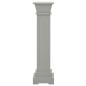 vidaXL Klassischer Säulen-Pflanzenständer Grau 17x17x66 cm MDF vidaXL Klassischer Säulen-Pflanzenständer Grau 17x17x66 cm MDF