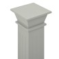 vidaXL Klassischer Säulen-Pflanzenständer Grau 17x17x66 cm MDF vidaXL Klassischer Säulen-Pflanzenständer Grau 17x17x66 cm MDF