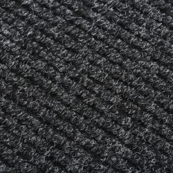 vidaXL Schmutzfangläufer 100x100 cm Anthrazit
