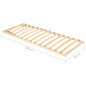 vidaXL Lattenrost mit 13 Latten Verstellbares Kopfteil 80x200 cm vidaXL Lattenrost mit 13 Latten Verstellbares Kopfteil 80x200 cm