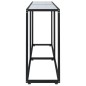 vidaXL Konsolentisch Weiß Marmor-Optik 160x35x75,5 cm Hartglas vidaXL Konsolentisch Weiß Marmor-Optik 160x35x75,5 cm Hartglas