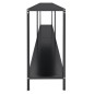 vidaXL Konsolentisch Schwarz 200x35x75,5 cm Hartglas vidaXL Konsolentisch Schwarz 200x35x75,5 cm Hartglas