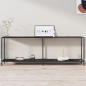 vidaXL Konsolentisch Schwarz 220x35x75,5 cm Hartglas vidaXL Konsolentisch Schwarz 220x35x75,5 cm Hartglas