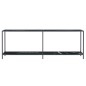 vidaXL Konsolentisch Schwarz 220x35x75,5 cm Hartglas vidaXL Konsolentisch Schwarz 220x35x75,5 cm Hartglas