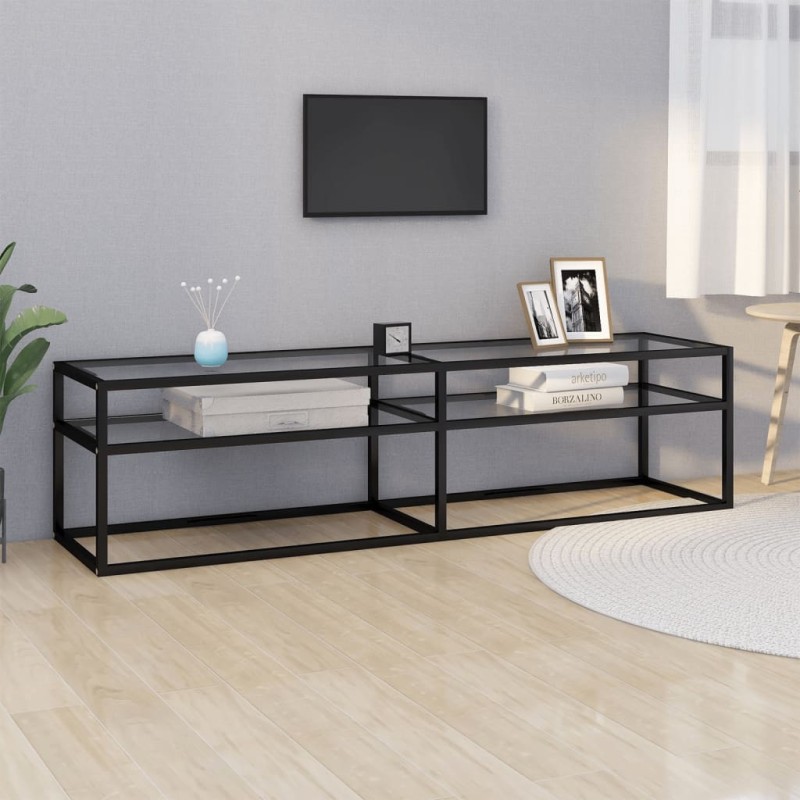 vidaXL TV-Schrank Transparent 160x40x40,5 cm Hartglas vidaXL TV-Schrank Transparent 160x40x40,5 cm Hartglas
