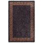 vidaXL Teppich Waschbar 160x230 cm Schwarz und Golden Rutschfest vidaXL Teppich Waschbar 160x230 cm Schwarz und Golden Rutschfest