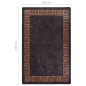 vidaXL Teppich Waschbar 160x230 cm Schwarz und Golden Rutschfest vidaXL Teppich Waschbar 160x230 cm Schwarz und Golden Rutschfest