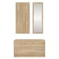 vidaXL 3-tlg. Flurmöbel-Set Sonoma-Eiche Holzwerkstoff vidaXL 3-tlg. Flurmöbel-Set Sonoma-Eiche Holzwerkstoff