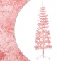vidaXL Künstlicher Halb-Weihnachtsbaum mit Ständer Schlank Rosa 150 cm vidaXL Künstlicher Halb-Weihnachtsbaum mit Ständer Schlank Rosa 150 cm