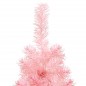vidaXL Künstlicher Halb-Weihnachtsbaum mit Ständer Schlank Rosa 150 cm vidaXL Künstlicher Halb-Weihnachtsbaum mit Ständer Schlank Rosa 150 cm