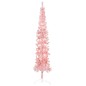 vidaXL Künstlicher Halb-Weihnachtsbaum mit Ständer Schlank Rosa 210 cm vidaXL Künstlicher Halb-Weihnachtsbaum mit Ständer Schlank Rosa 210 cm